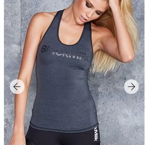 Blackmilk Studio Charcoal Racer Tank Top Limited Edition